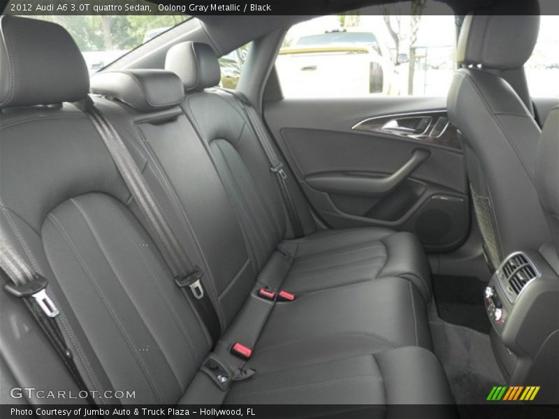 Oolong Gray Metallic / Black 2012 Audi A6 3.0T quattro Sedan