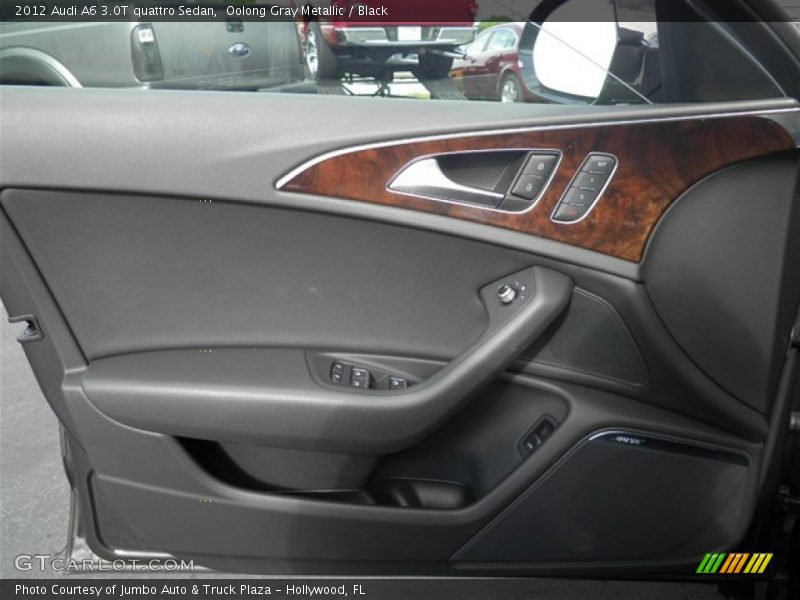Oolong Gray Metallic / Black 2012 Audi A6 3.0T quattro Sedan