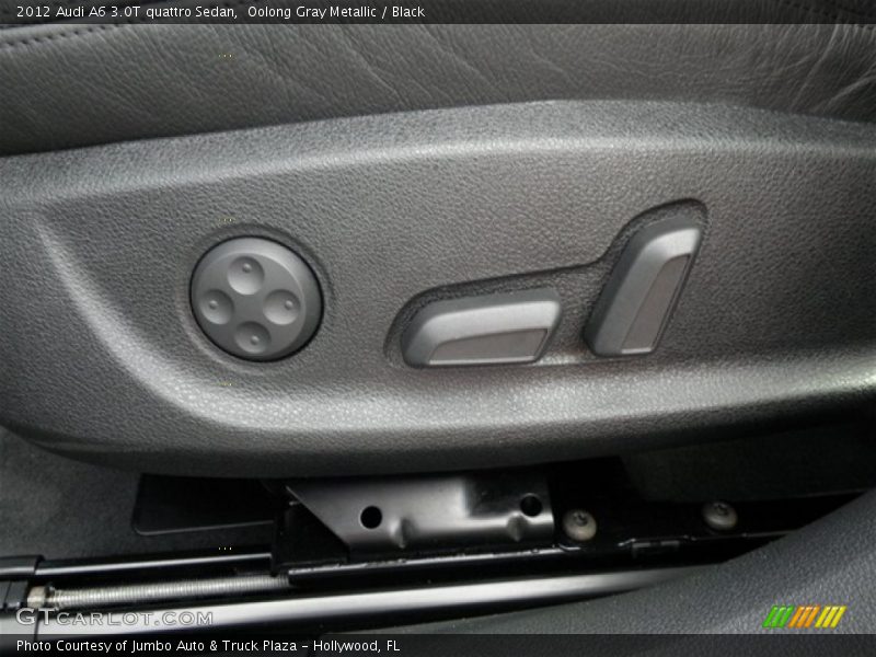 Oolong Gray Metallic / Black 2012 Audi A6 3.0T quattro Sedan