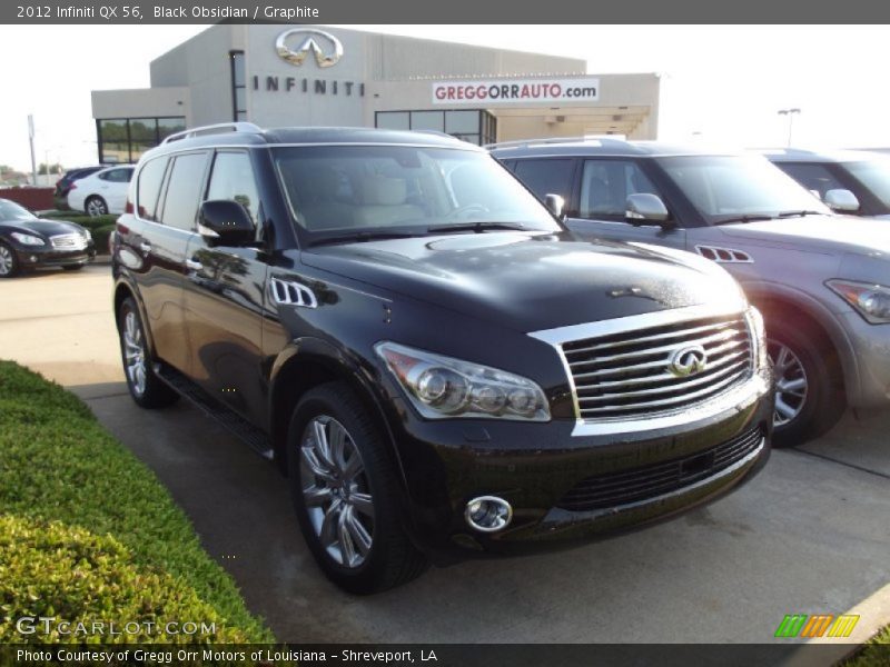 Black Obsidian / Graphite 2012 Infiniti QX 56