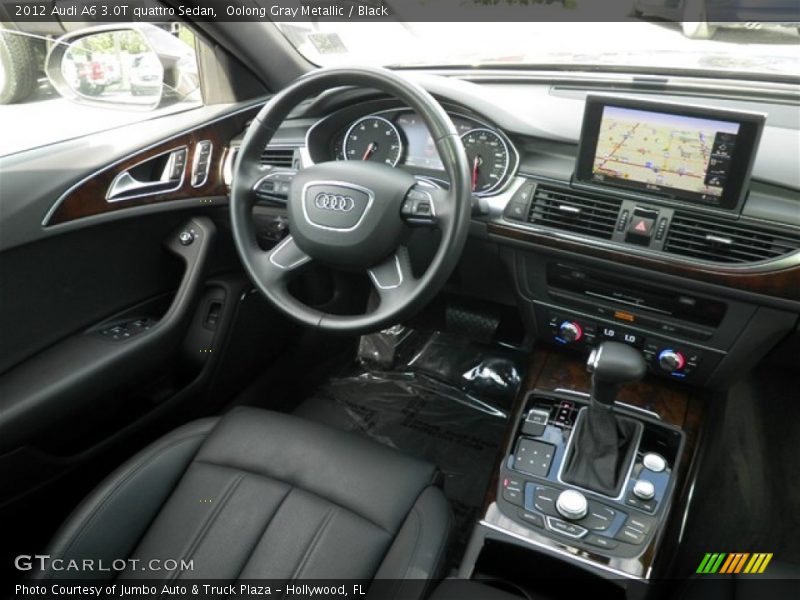 Oolong Gray Metallic / Black 2012 Audi A6 3.0T quattro Sedan