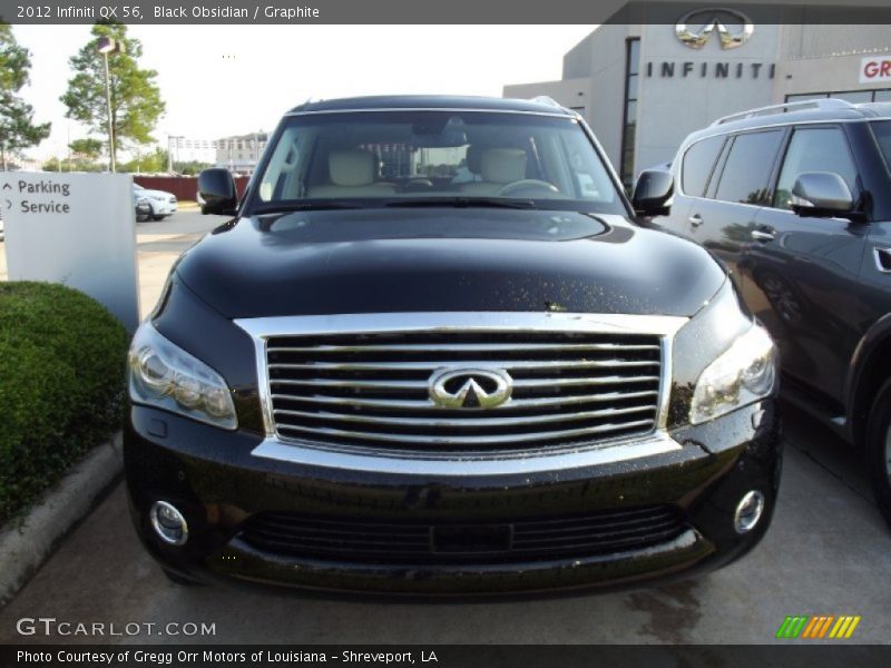 Black Obsidian / Graphite 2012 Infiniti QX 56