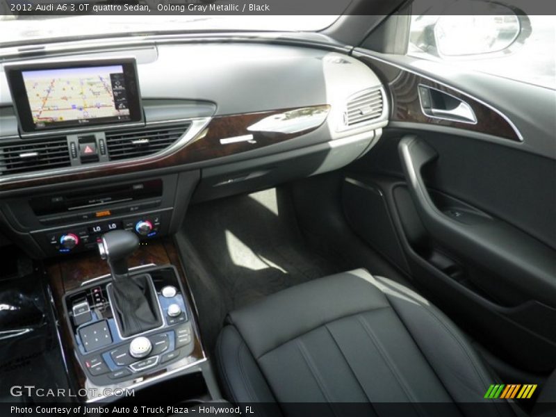 Oolong Gray Metallic / Black 2012 Audi A6 3.0T quattro Sedan