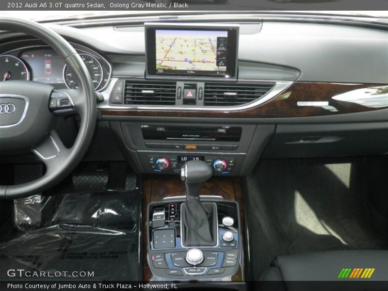 Oolong Gray Metallic / Black 2012 Audi A6 3.0T quattro Sedan