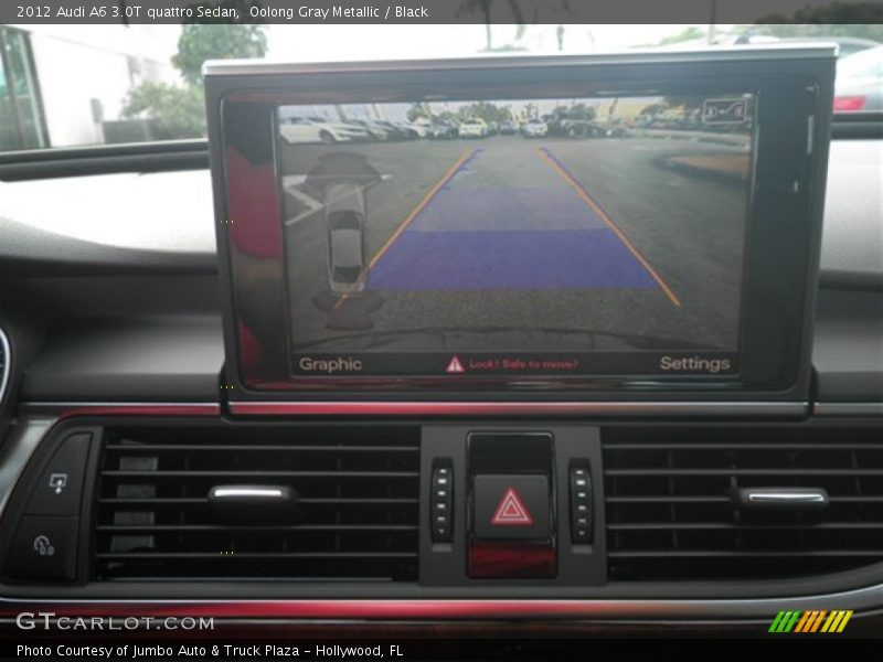 Oolong Gray Metallic / Black 2012 Audi A6 3.0T quattro Sedan