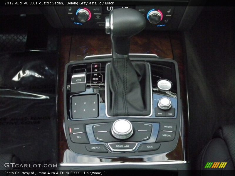 Oolong Gray Metallic / Black 2012 Audi A6 3.0T quattro Sedan