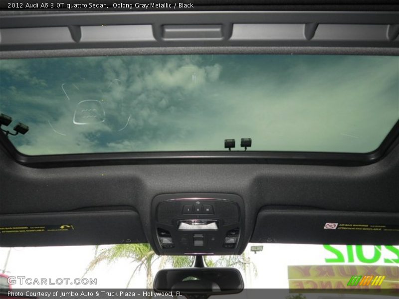 Oolong Gray Metallic / Black 2012 Audi A6 3.0T quattro Sedan