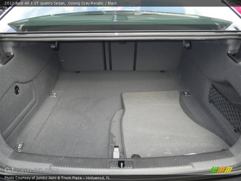 Oolong Gray Metallic / Black 2012 Audi A6 3.0T quattro Sedan