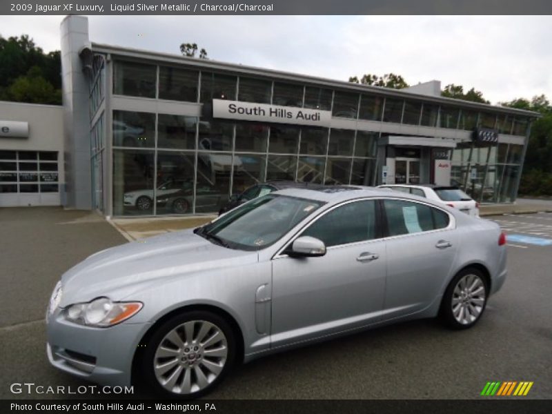 Liquid Silver Metallic / Charcoal/Charcoal 2009 Jaguar XF Luxury
