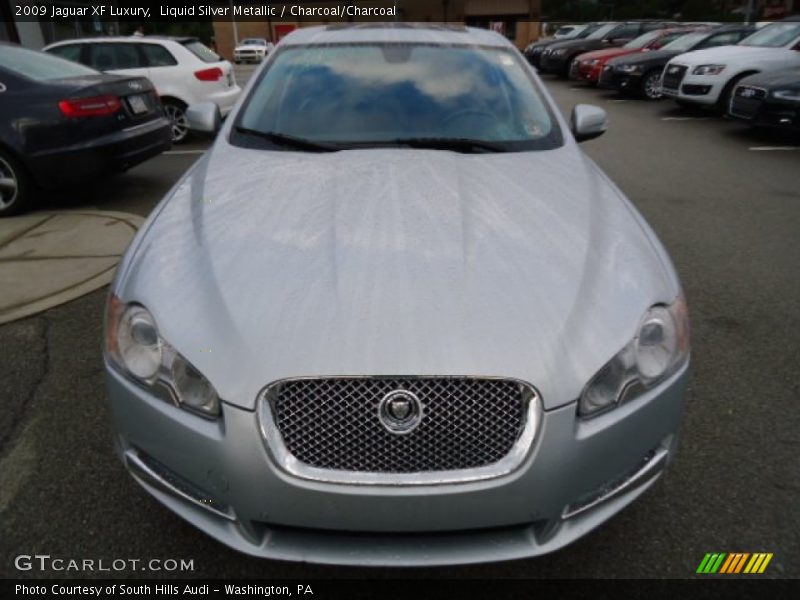Liquid Silver Metallic / Charcoal/Charcoal 2009 Jaguar XF Luxury