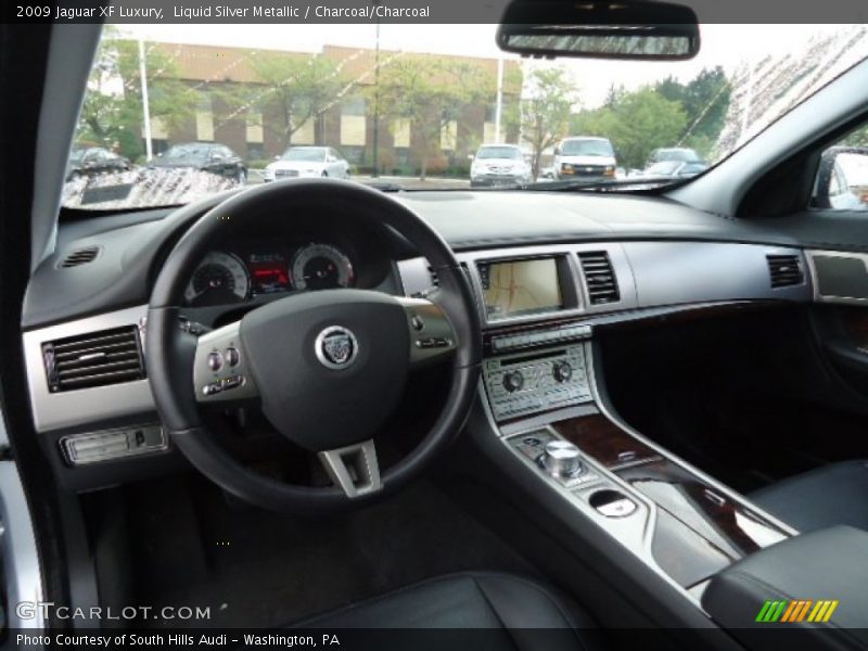 Liquid Silver Metallic / Charcoal/Charcoal 2009 Jaguar XF Luxury