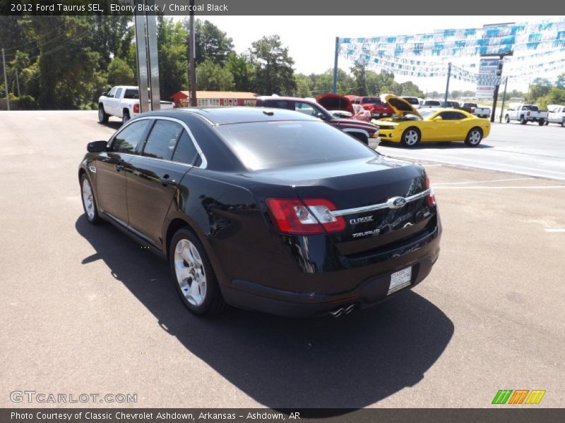 Ebony Black / Charcoal Black 2012 Ford Taurus SEL