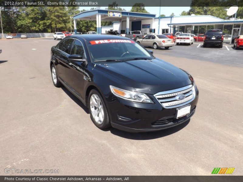 Ebony Black / Charcoal Black 2012 Ford Taurus SEL