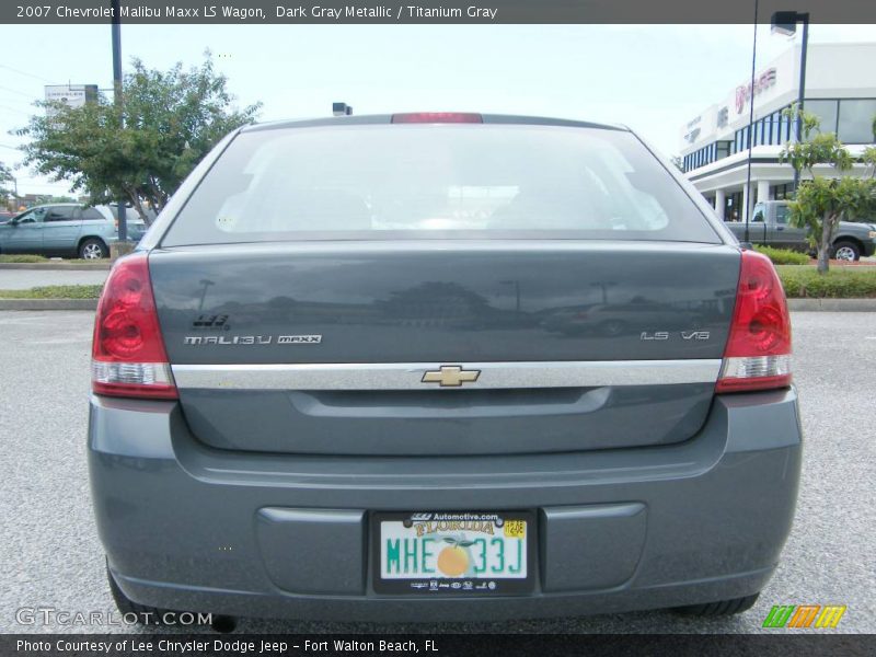 Dark Gray Metallic / Titanium Gray 2007 Chevrolet Malibu Maxx LS Wagon