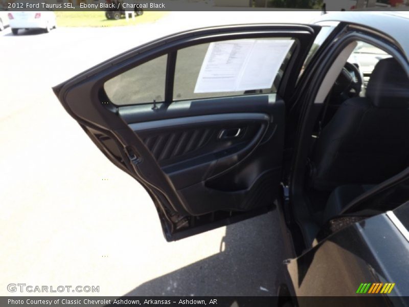 Ebony Black / Charcoal Black 2012 Ford Taurus SEL
