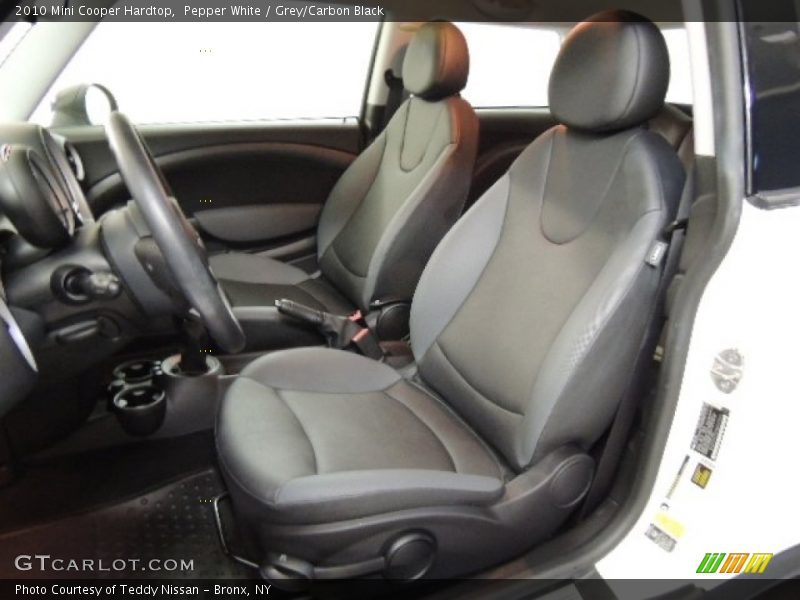 Pepper White / Grey/Carbon Black 2010 Mini Cooper Hardtop