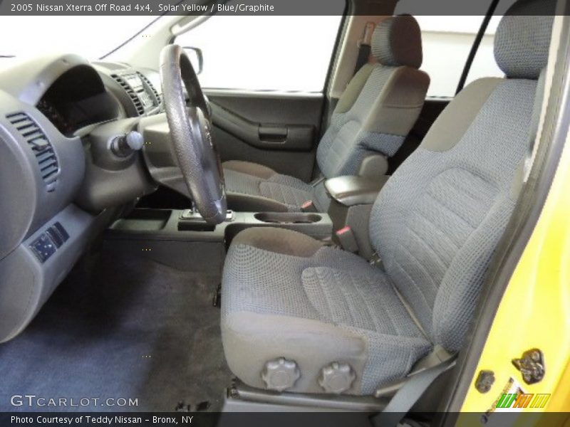 Solar Yellow / Blue/Graphite 2005 Nissan Xterra Off Road 4x4
