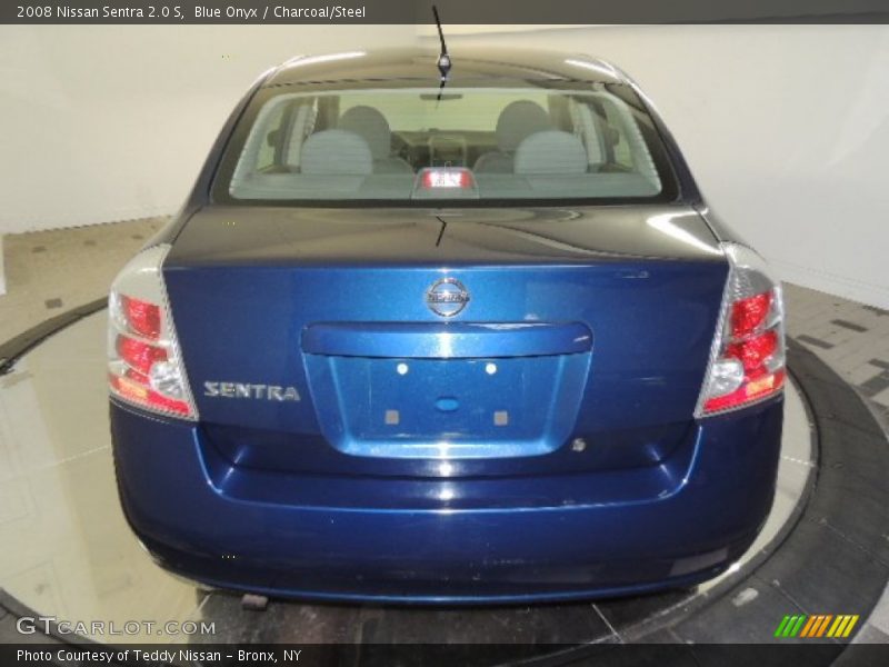 Blue Onyx / Charcoal/Steel 2008 Nissan Sentra 2.0 S