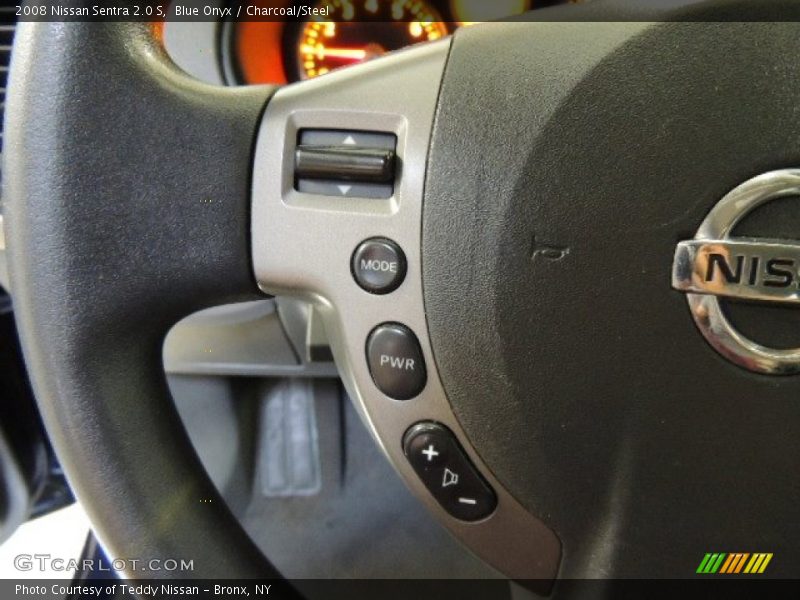 Blue Onyx / Charcoal/Steel 2008 Nissan Sentra 2.0 S