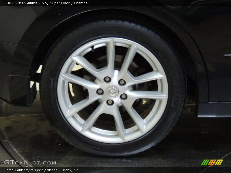 Super Black / Charcoal 2007 Nissan Altima 2.5 S