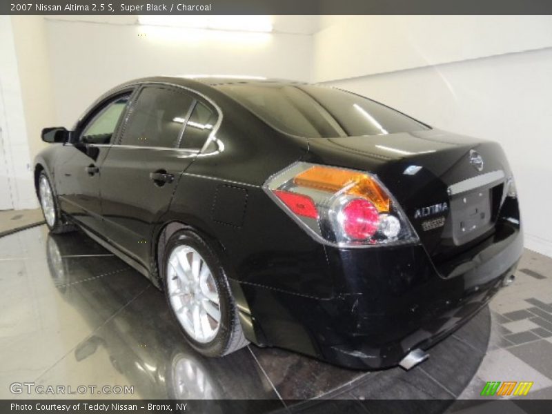 Super Black / Charcoal 2007 Nissan Altima 2.5 S