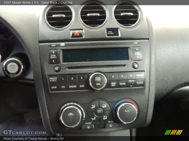 Super Black / Charcoal 2007 Nissan Altima 2.5 S