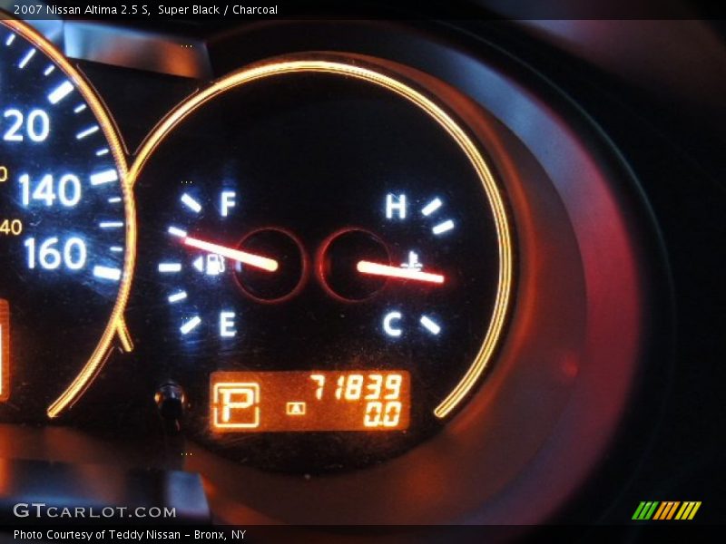 Super Black / Charcoal 2007 Nissan Altima 2.5 S