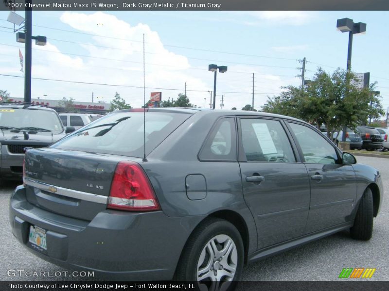 Dark Gray Metallic / Titanium Gray 2007 Chevrolet Malibu Maxx LS Wagon