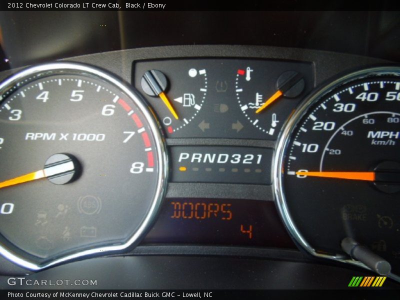 Black / Ebony 2012 Chevrolet Colorado LT Crew Cab