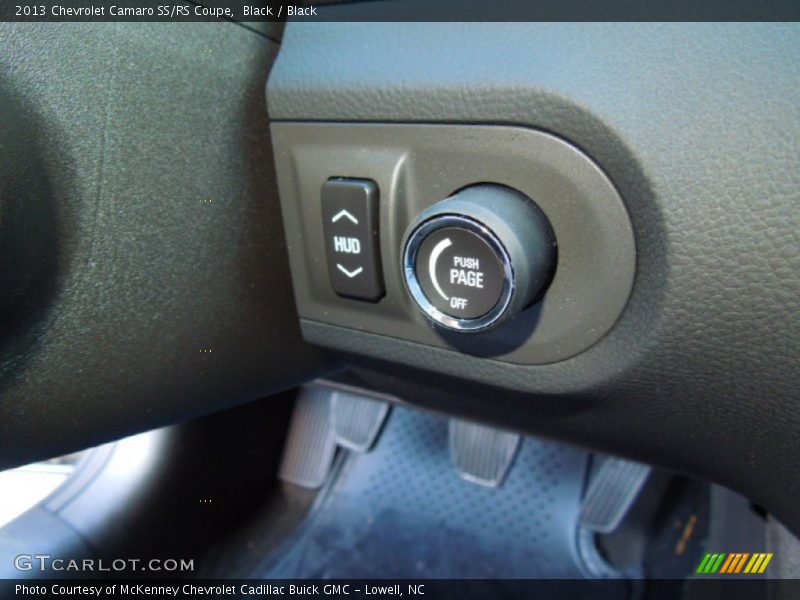Controls of 2013 Camaro SS/RS Coupe