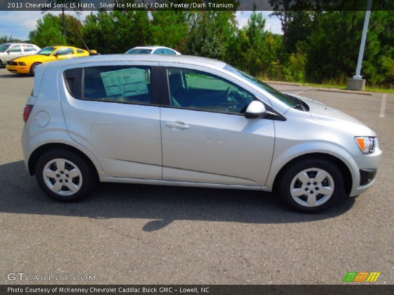 Silver Ice Metallic / Dark Pewter/Dark Titanium 2013 Chevrolet Sonic LS Hatch