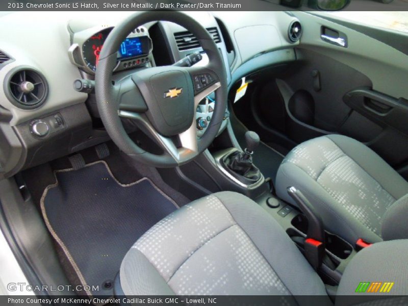 Silver Ice Metallic / Dark Pewter/Dark Titanium 2013 Chevrolet Sonic LS Hatch