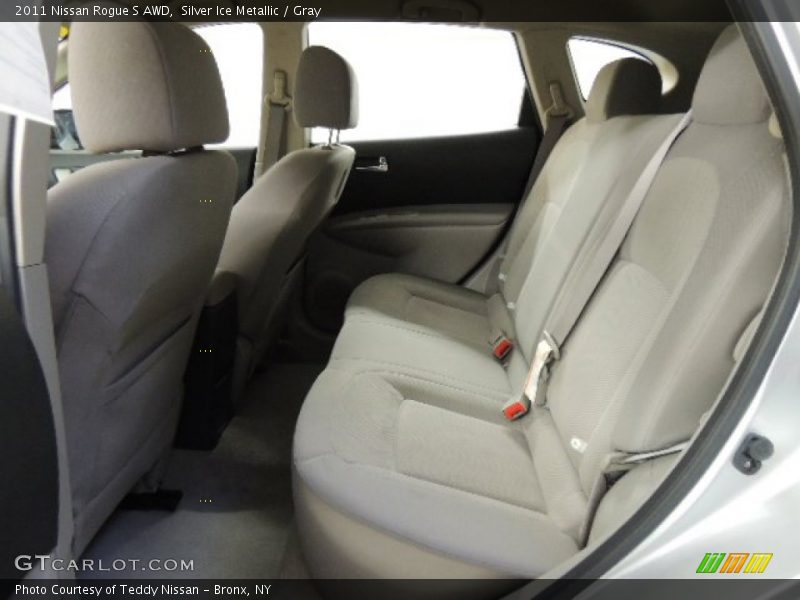 Silver Ice Metallic / Gray 2011 Nissan Rogue S AWD