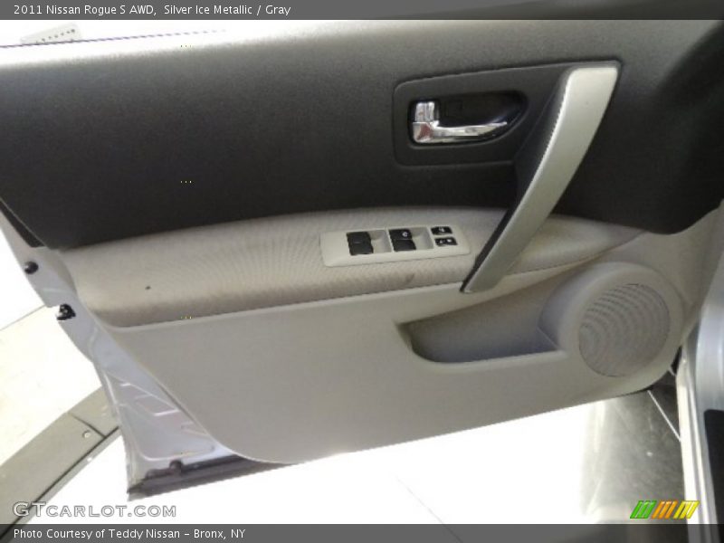 Silver Ice Metallic / Gray 2011 Nissan Rogue S AWD