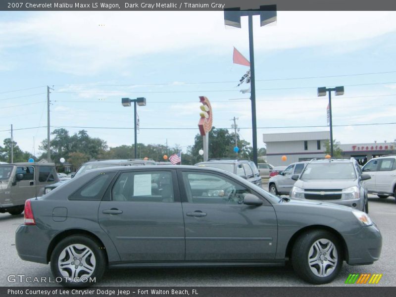 Dark Gray Metallic / Titanium Gray 2007 Chevrolet Malibu Maxx LS Wagon
