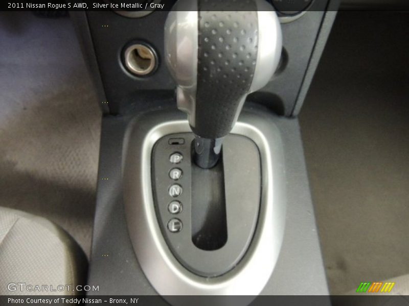 Silver Ice Metallic / Gray 2011 Nissan Rogue S AWD