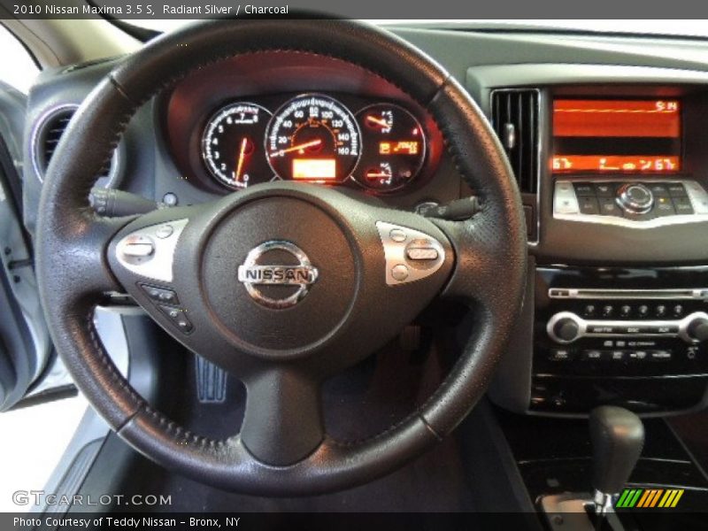 Radiant Silver / Charcoal 2010 Nissan Maxima 3.5 S