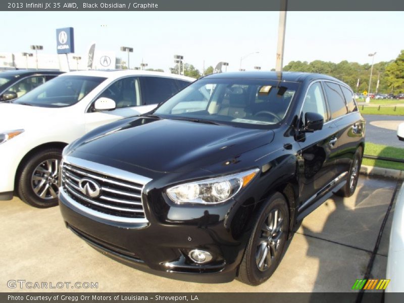 Black Obsidian / Graphite 2013 Infiniti JX 35 AWD