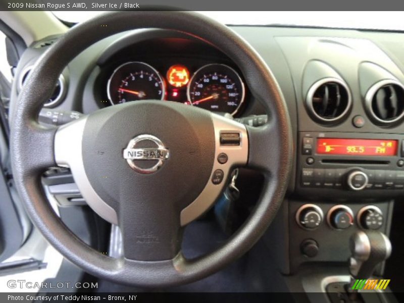 Silver Ice / Black 2009 Nissan Rogue S AWD