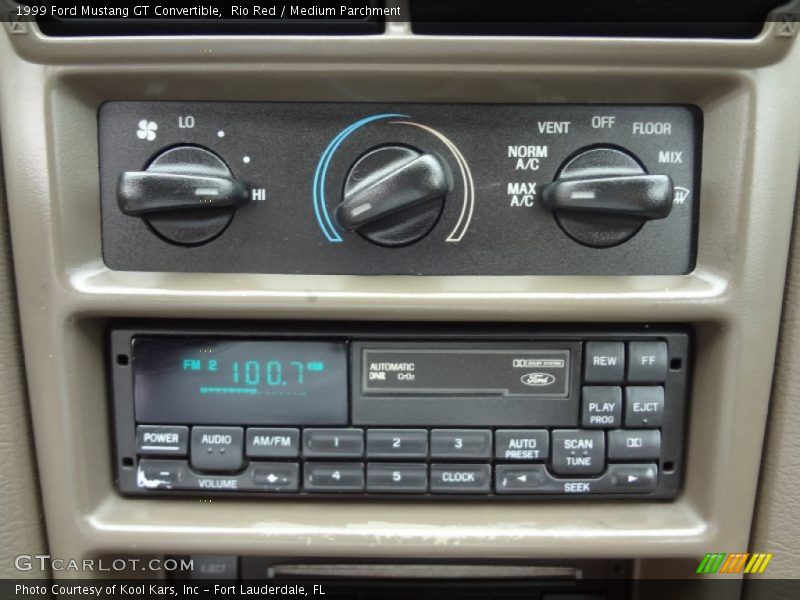 Controls of 1999 Mustang GT Convertible