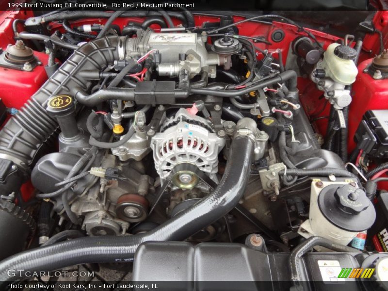  1999 Mustang GT Convertible Engine - 4.6 Liter SOHC 16-Valve V8