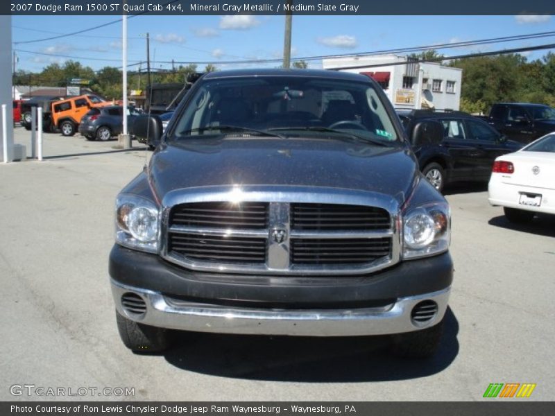 Mineral Gray Metallic / Medium Slate Gray 2007 Dodge Ram 1500 ST Quad Cab 4x4