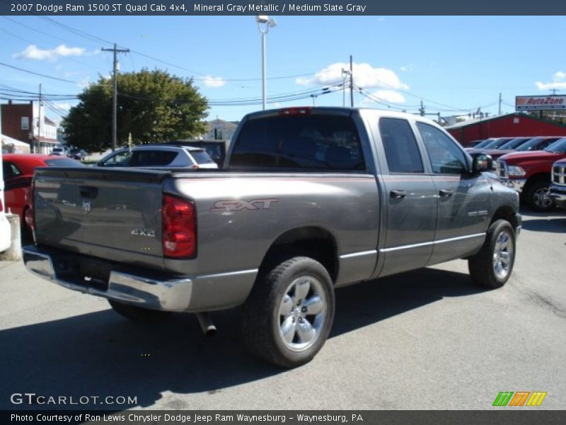 Mineral Gray Metallic / Medium Slate Gray 2007 Dodge Ram 1500 ST Quad Cab 4x4