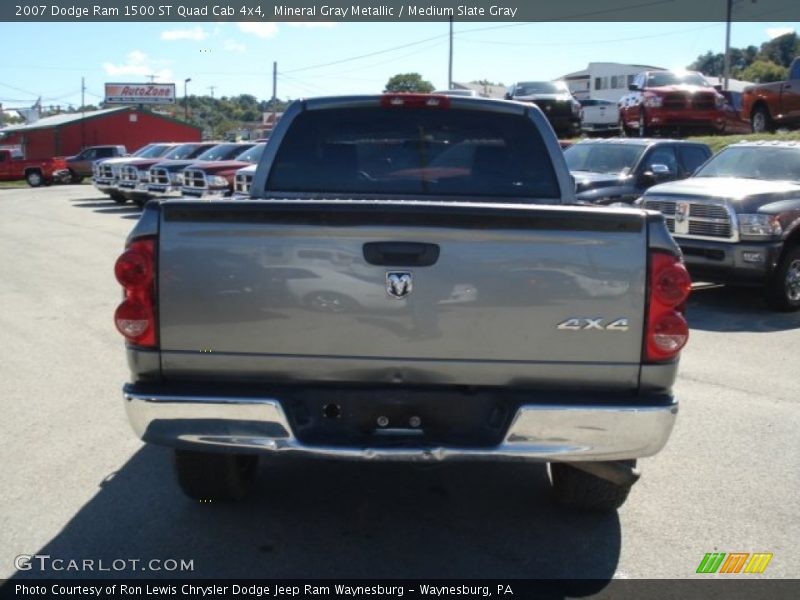 Mineral Gray Metallic / Medium Slate Gray 2007 Dodge Ram 1500 ST Quad Cab 4x4