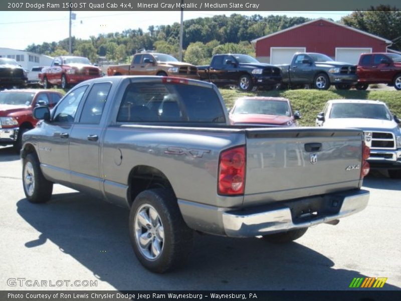 Mineral Gray Metallic / Medium Slate Gray 2007 Dodge Ram 1500 ST Quad Cab 4x4
