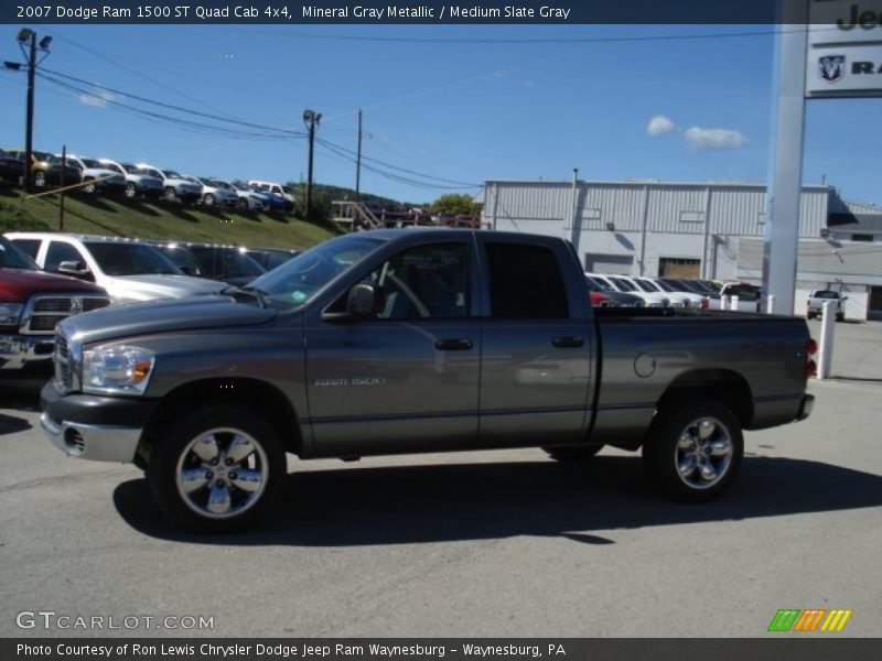Mineral Gray Metallic / Medium Slate Gray 2007 Dodge Ram 1500 ST Quad Cab 4x4