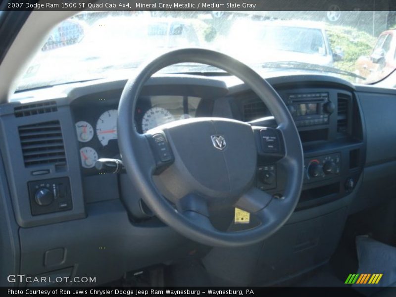 Mineral Gray Metallic / Medium Slate Gray 2007 Dodge Ram 1500 ST Quad Cab 4x4