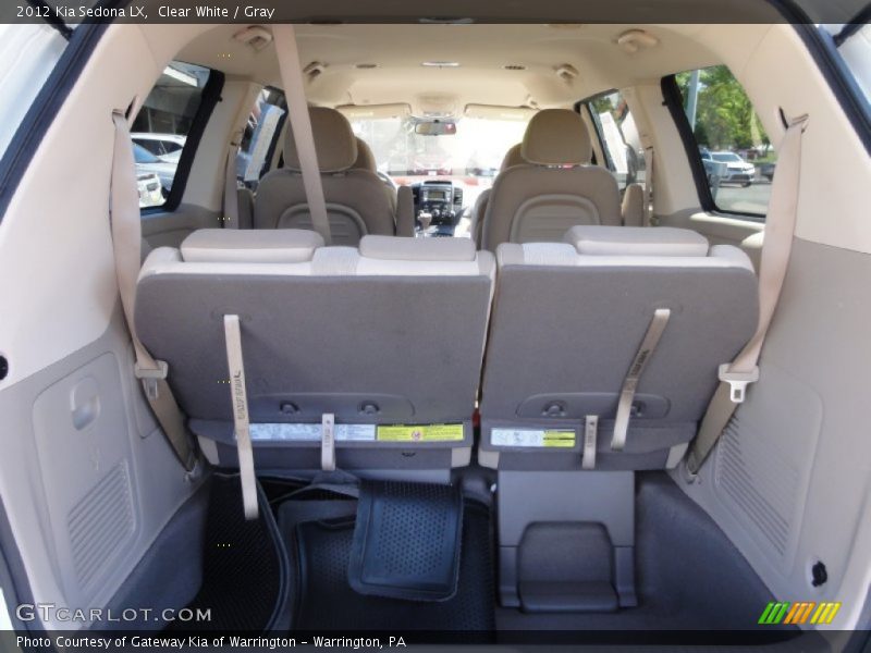 Clear White / Gray 2012 Kia Sedona LX