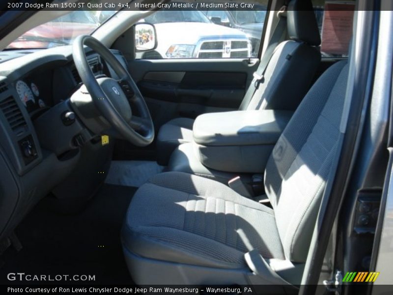Mineral Gray Metallic / Medium Slate Gray 2007 Dodge Ram 1500 ST Quad Cab 4x4