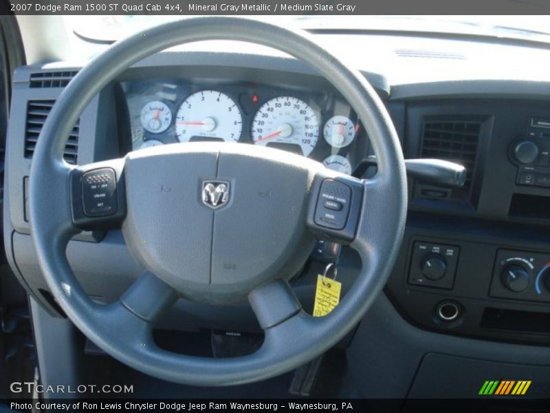 Mineral Gray Metallic / Medium Slate Gray 2007 Dodge Ram 1500 ST Quad Cab 4x4